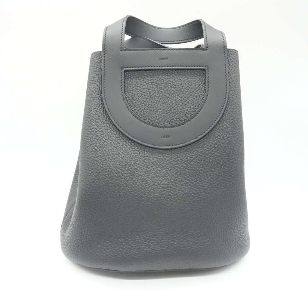Hermès In The Loop 23 Black Leather Good - Back View
