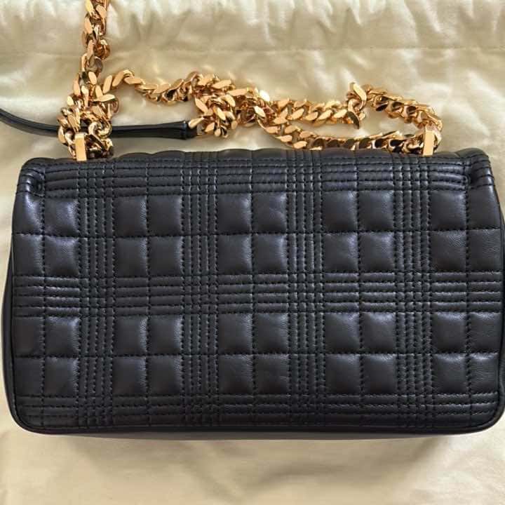 Burberry Lola Black Leather Gold Very good - Back View