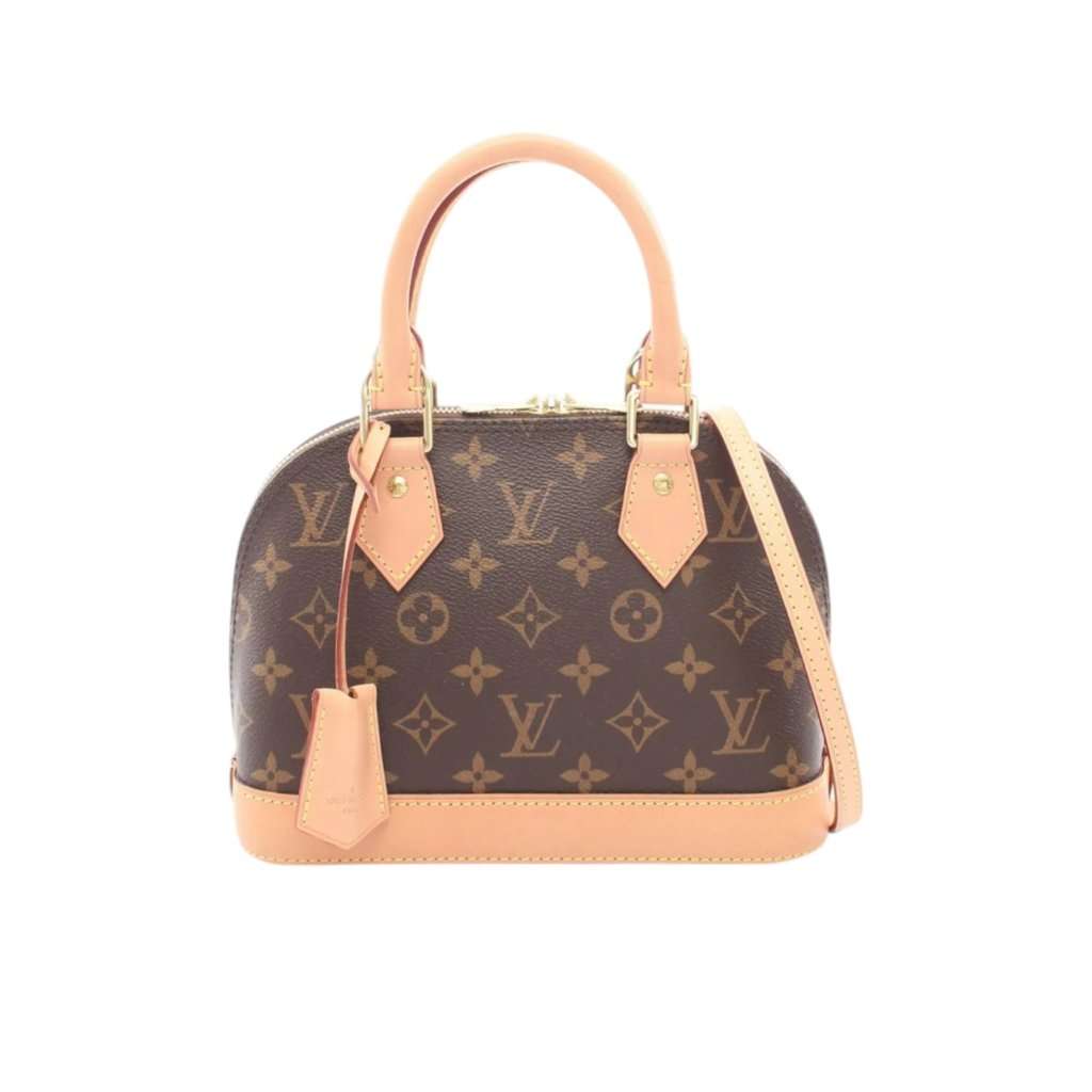 Louis Vuitton Alma Beige Leather Very good - Front View