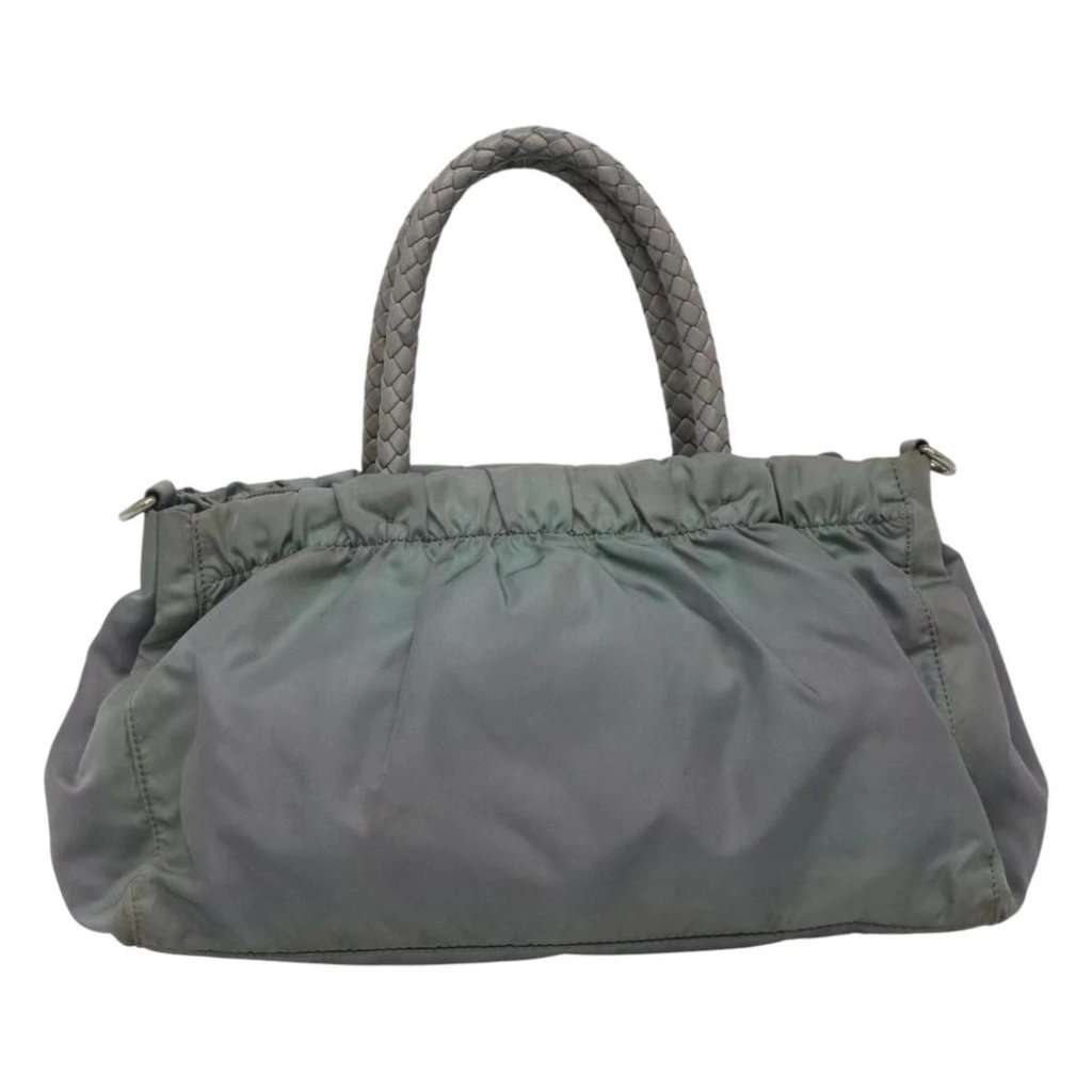 Prada Handbag Grey Good - Back View
