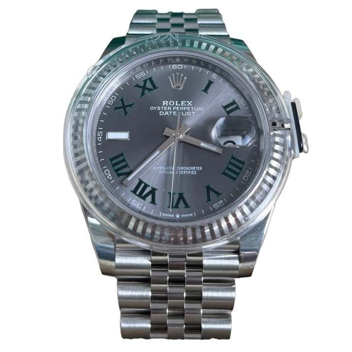 Rolex Datejust 41 Green Never worn - Front View