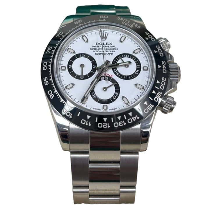 Rolex Daytona 40mm White Never worn - Front View