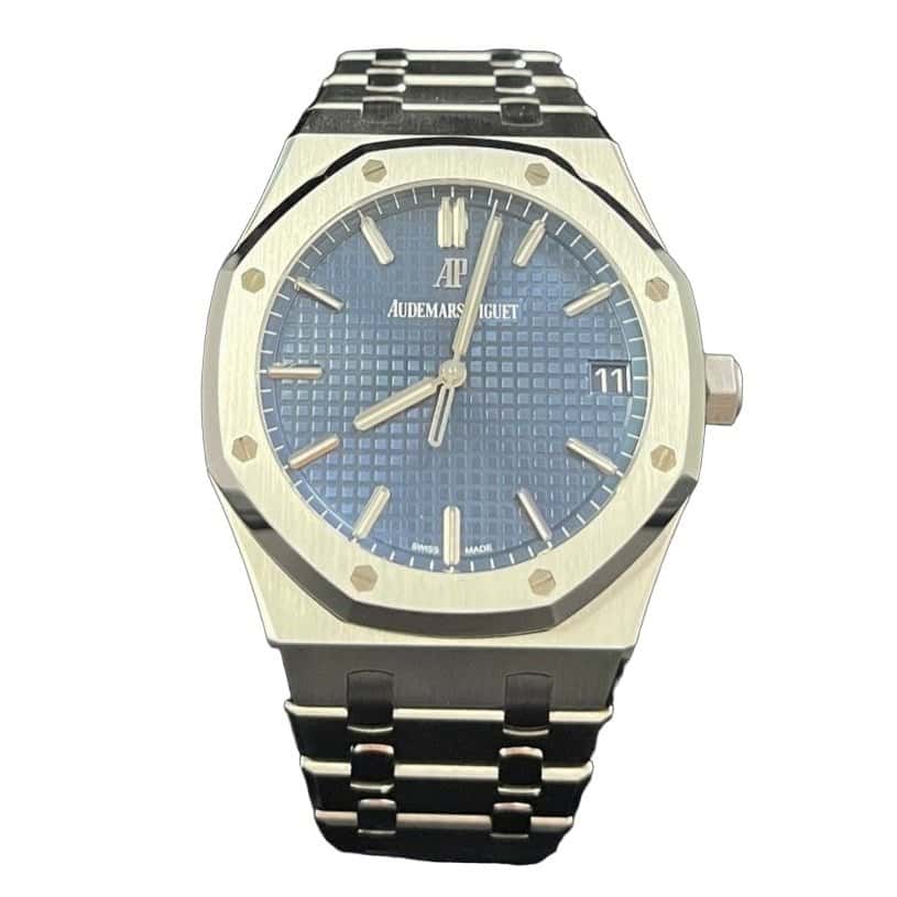 Audemars Piguet Royal Oak Selfwinding 41mm Blue Never worn - Front View