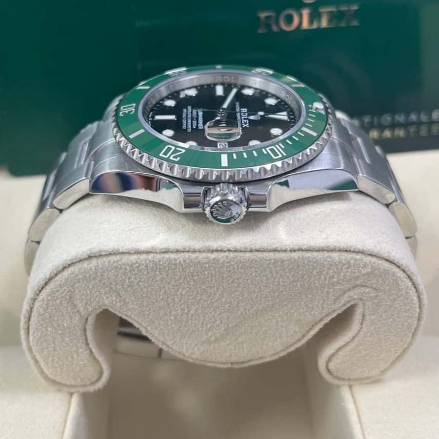 Rolex Submariner 41mm Green Never worn - Back View