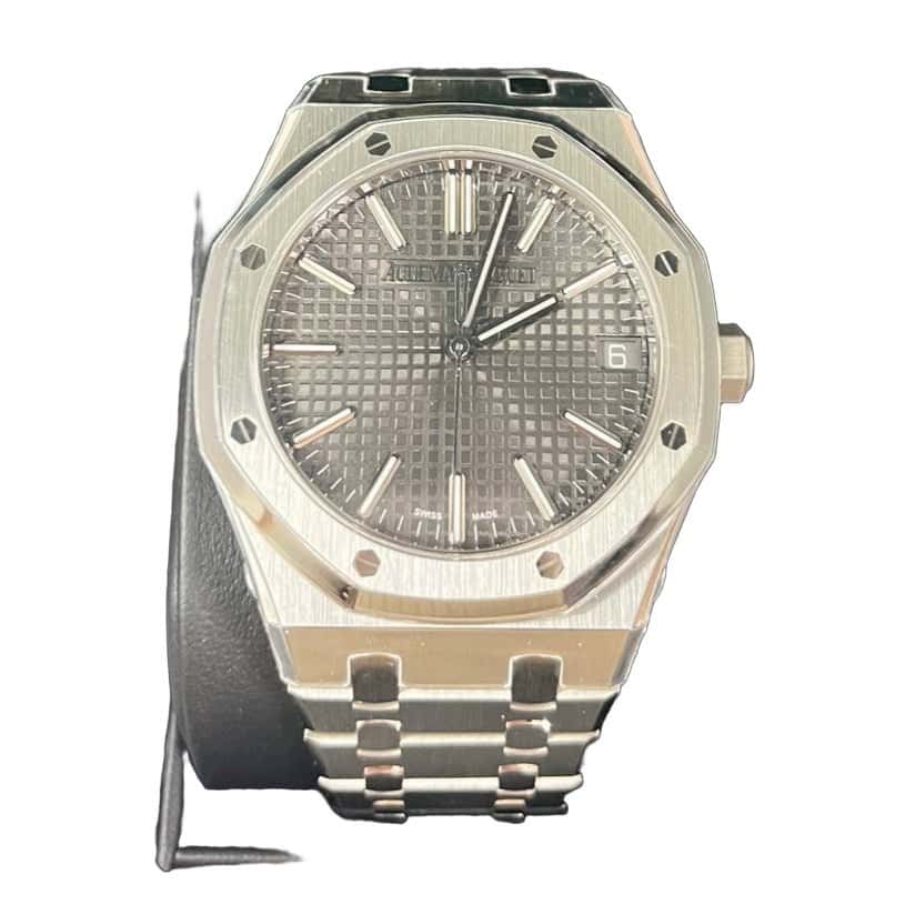 Audemars Piguet Royal Oak Selfwinding 41mm Grey Never worn - Front View