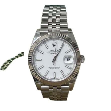 Rolex Datejust 41 White Never worn - Front View