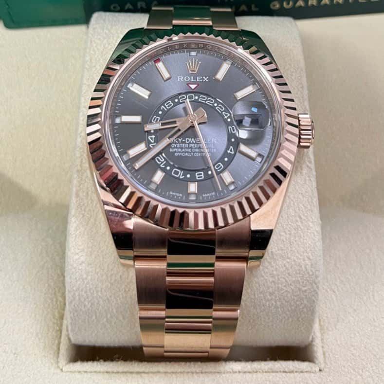 Rolex Sky-Dweller 42mm Pink Never worn - Back View