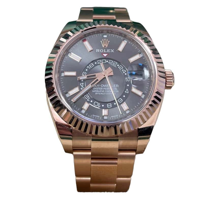 Rolex Sky-Dweller 42mm Pink Never worn - Front View