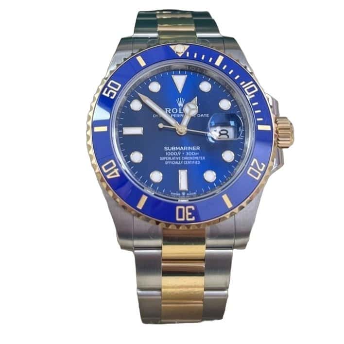 Rolex Submariner 41mm Blue Never worn - Front View