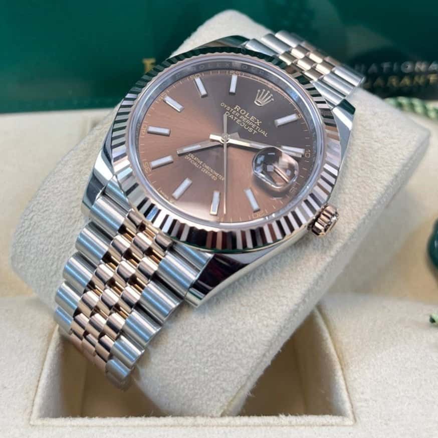 Rolex Datejust 41 Pink Never worn - Model View