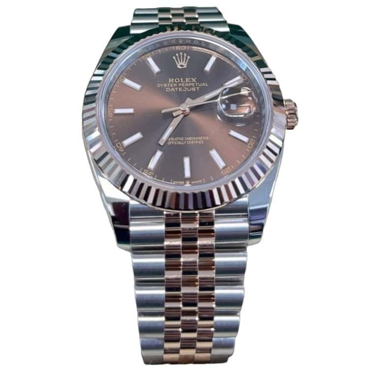 Rolex Datejust 41 Pink Never worn - Front View