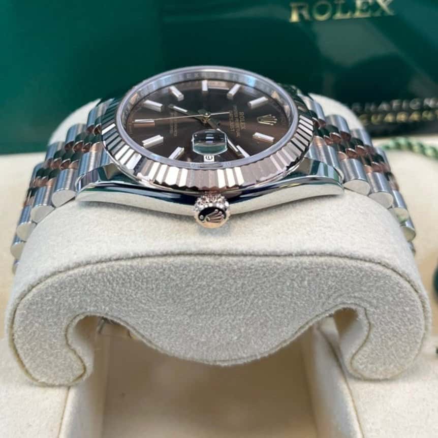 Rolex Datejust 41 Pink Never worn - Inside View