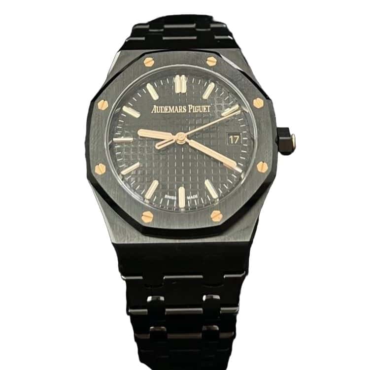 Audemars Piguet Royal Oak Selfwinding 34mm Black Never worn - Front View