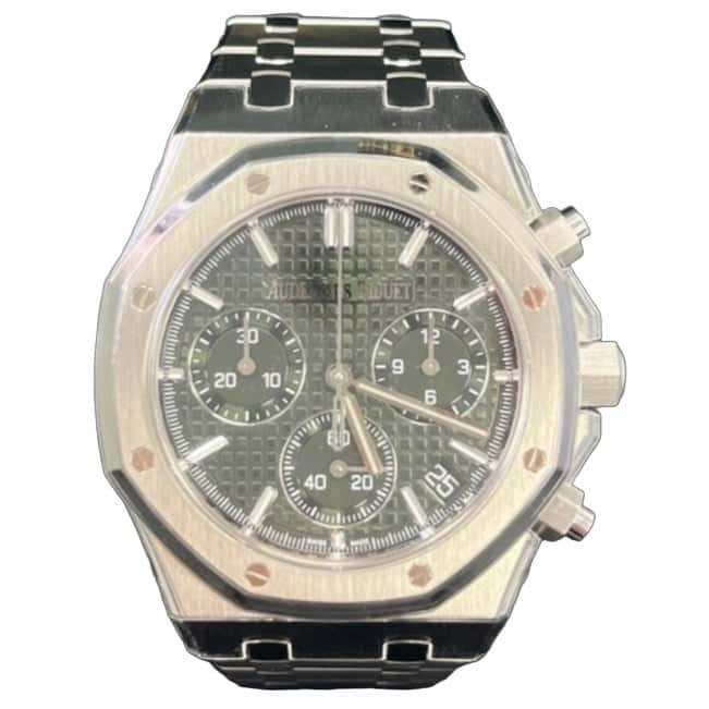 Audemars Piguet ROYAL OAK SELFWINDING CHRONOGRAPH 41mm Green Never worn - Front View