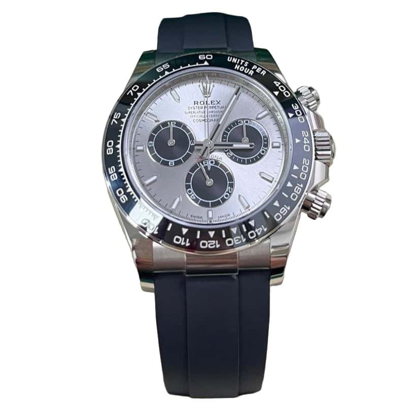 Rolex Daytona 40mm Silver Never worn - Front View
