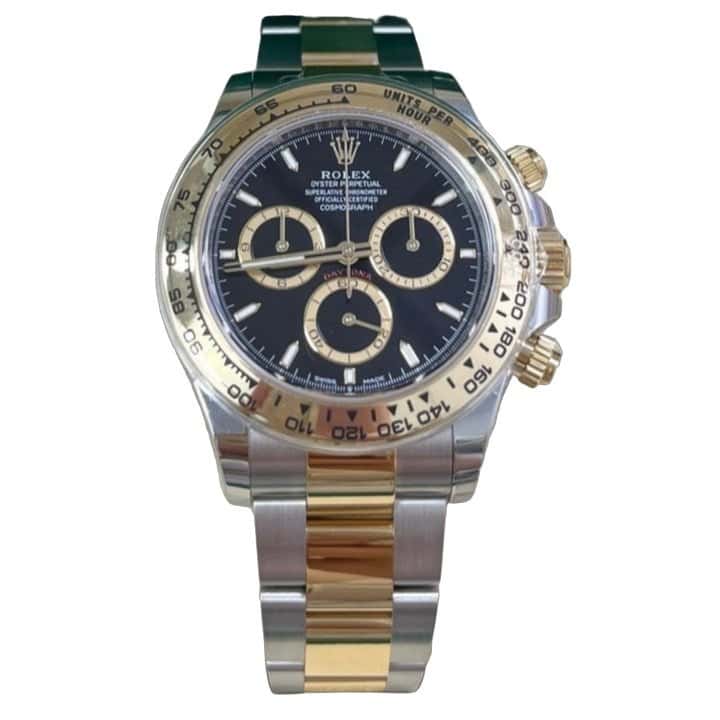 Rolex Daytona 40mm Black Never worn - Front View