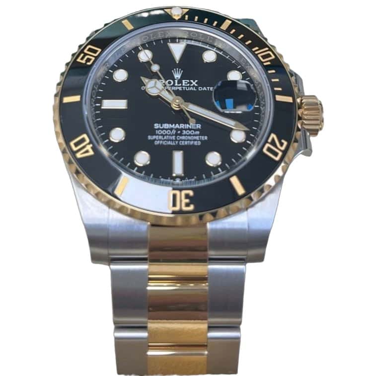 Rolex Submariner 41mm Black Never worn - Front View
