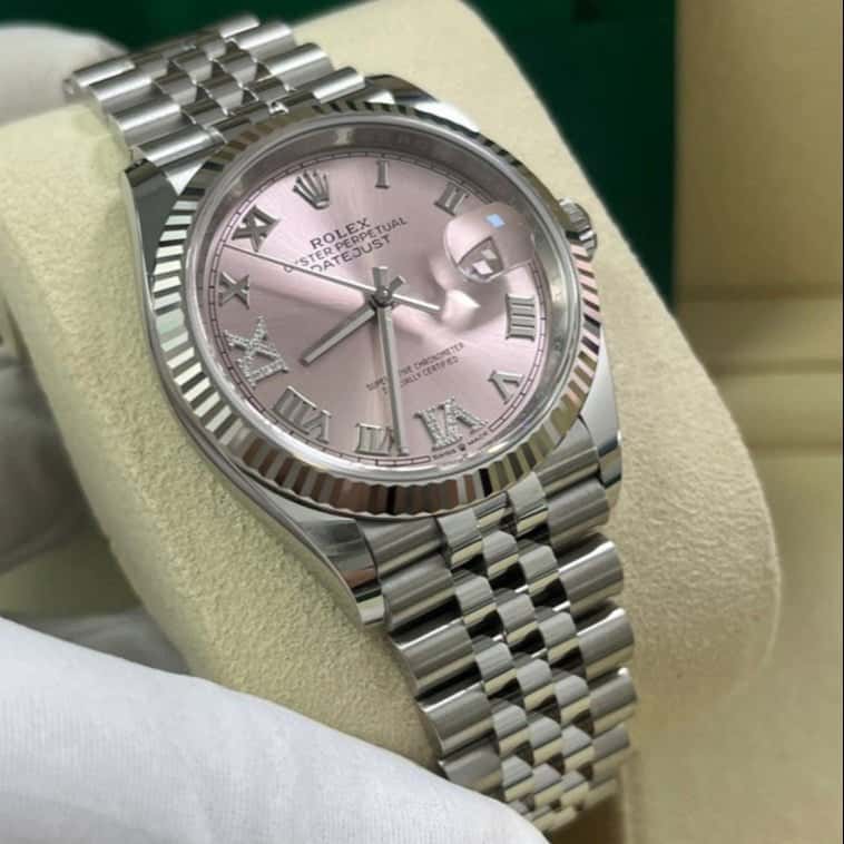 Rolex Datejust 36 Pink Never worn - Model View