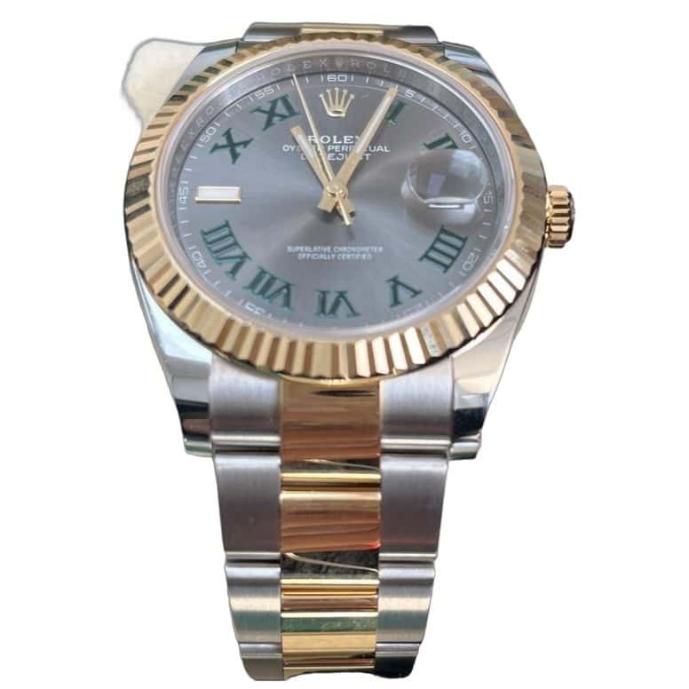 Rolex Datejust 41 Gold Never worn - Front View