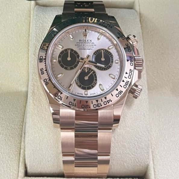 Rolex Daytona 40mm Pink Never worn - Box View