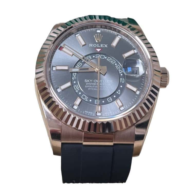 Rolex Sky-Dweller 42mm Pink Never worn - Front View