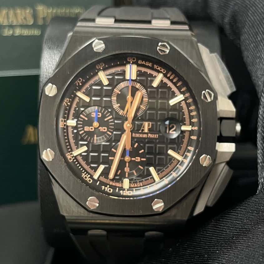 Audemars Piguet Royal Oak Offshore 44mm Black Never worn - Box View