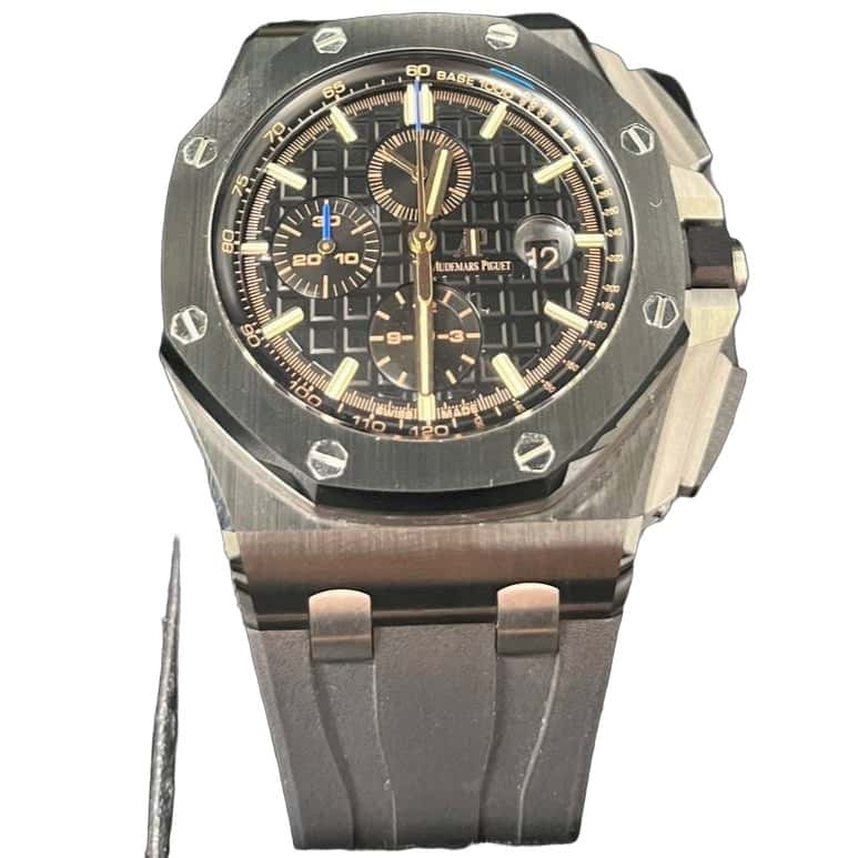 Audemars Piguet Royal Oak Offshore 44mm Black Never worn - Front View