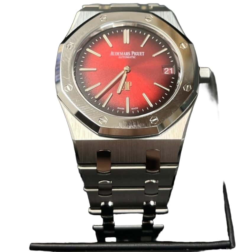 Audemars Piguet Royal Oak 39mm Red Never worn - Front View