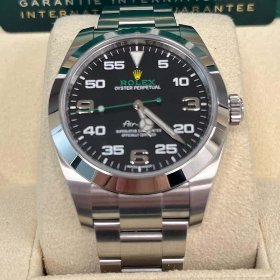 Rolex Air King Black Dial 116900 40mm Black Never worn - Back View