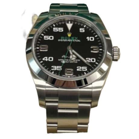 Rolex Air King Black Dial 116900 40mm Black Never worn - Front View