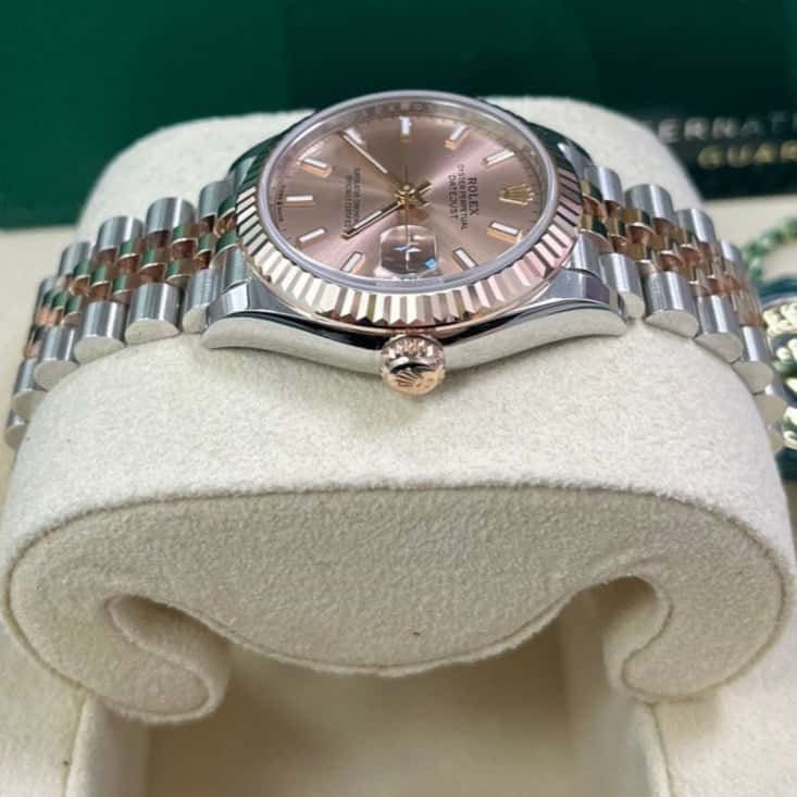Rolex Datejust 31 Pink Never worn - Back View