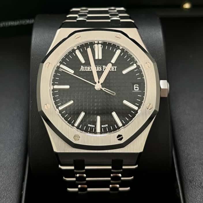 Audemars Piguet Royal Oak Selfwinding 41mm Black Never worn - Back View