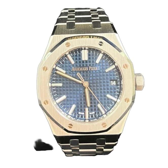 Audemars Piguet Royal Oak Selfwinding 37mm Blue Never worn - Front View