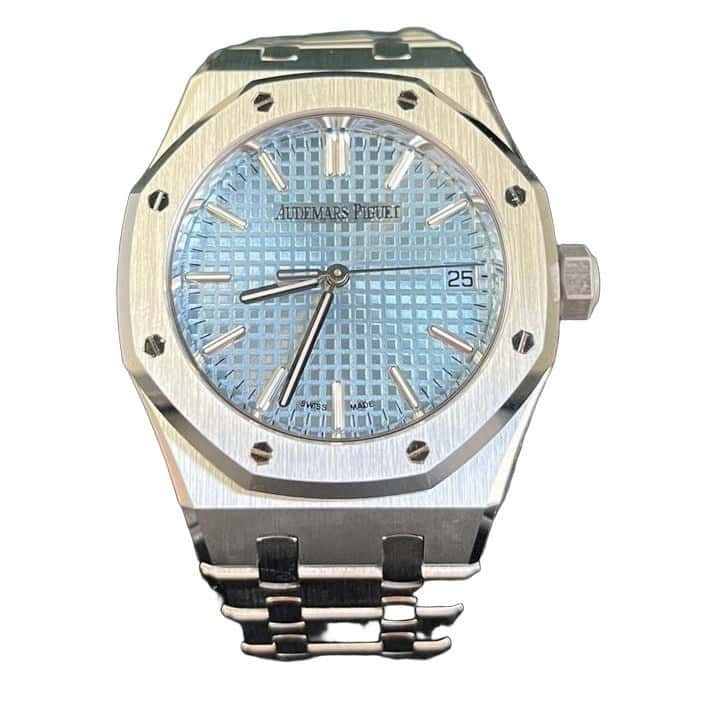Audemars Piguet Royal Oak Selfwinding 37mm Blue Never worn - Front View