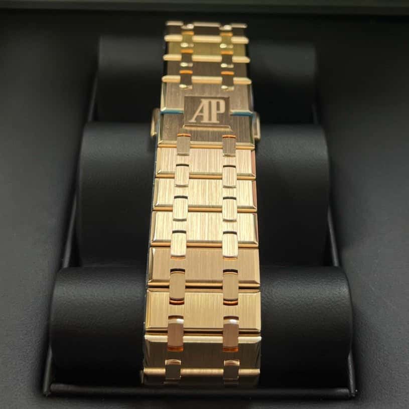 Audemars Piguet Royal Oak 41mm Pink Never worn - Box View