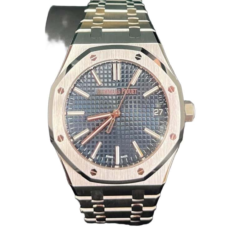 Audemars Piguet Royal Oak 41mm Blue Never worn - Front View