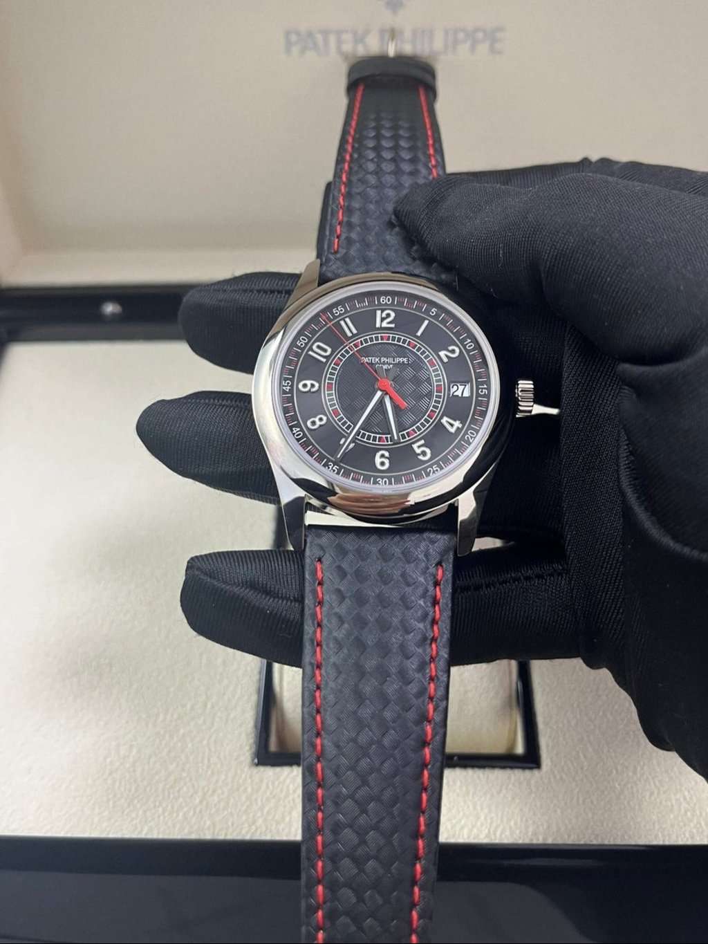 Patek Philippe Calatrava 40mm Black Never worn - Box View