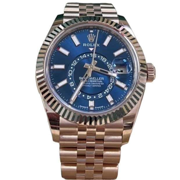 Rolex Sky-Dweller 42mm Pink Never worn - Front View