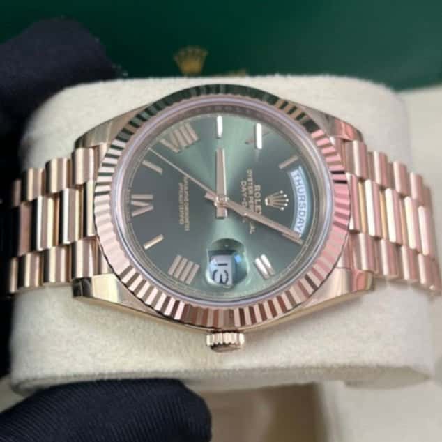Rolex Day-Date 40 Pink Never worn - Inside View