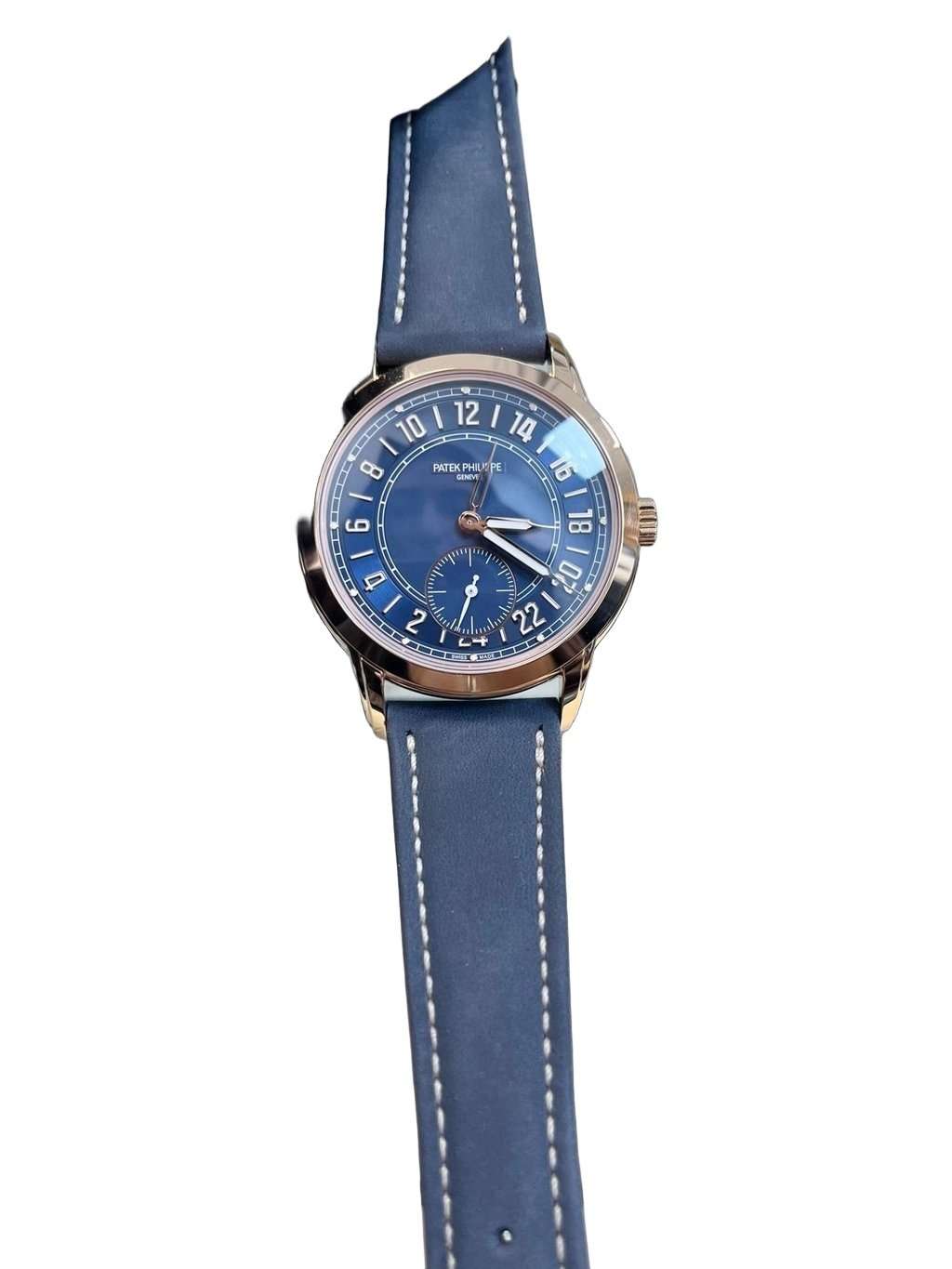 Patek Philippe Calatrava 42mm Blue Never worn - Front View