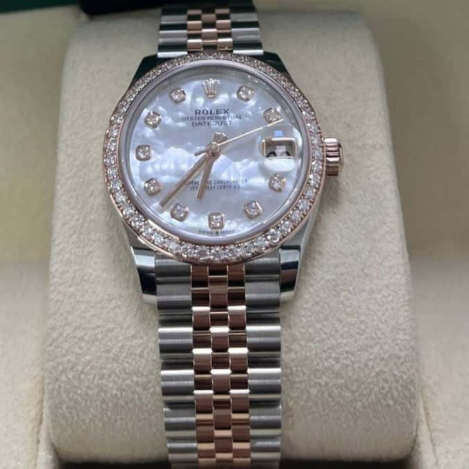Rolex Datejust 31 Pink Never worn - Back View