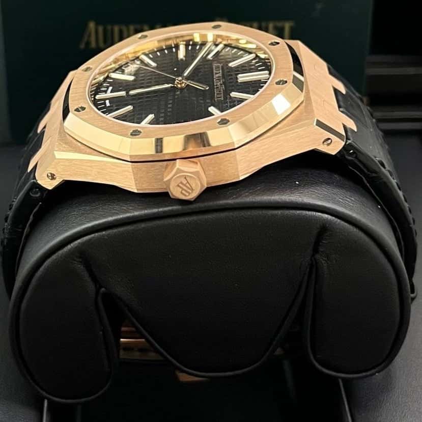 Audemars Piguet Royal Oak 41mm Pink Never worn - Box View