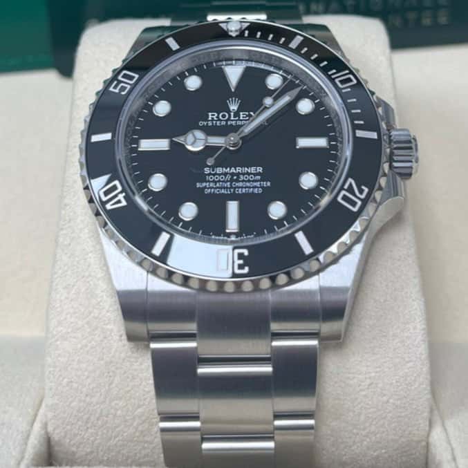 Rolex Submariner 41mm Black Never worn - Back View