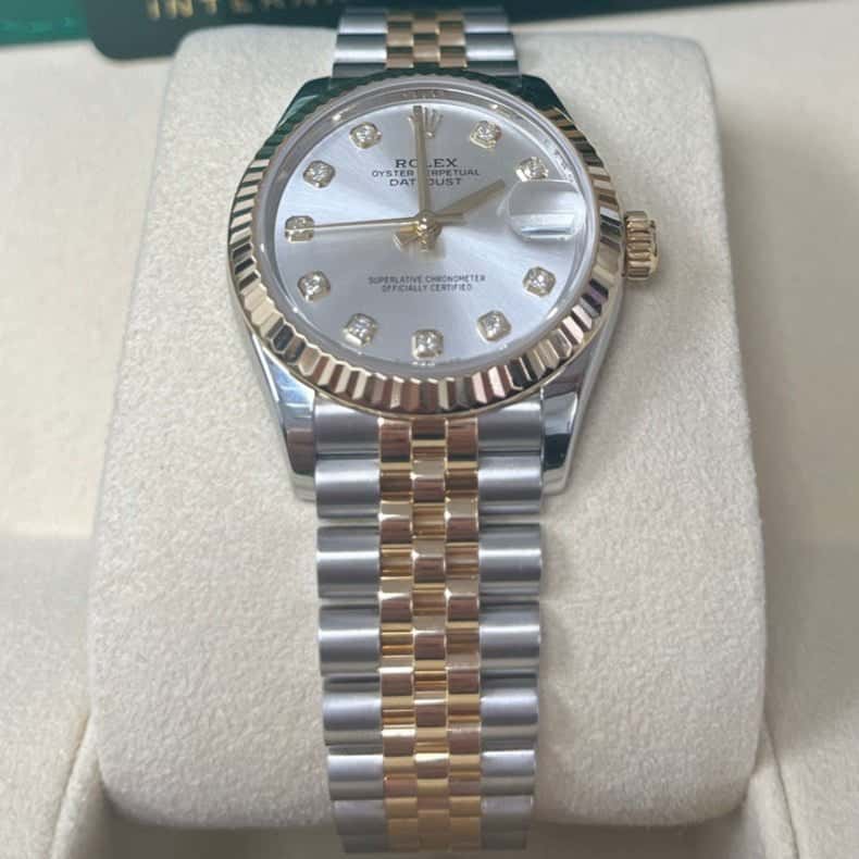Rolex Datejust 31 Silver Never worn - Back View