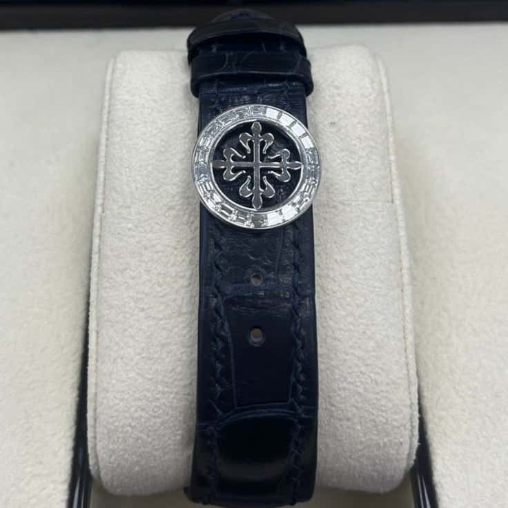 Patek Philippe Annual Calendar Chronograph Blue Dial 5961P-001 Blue Never worn - Box View