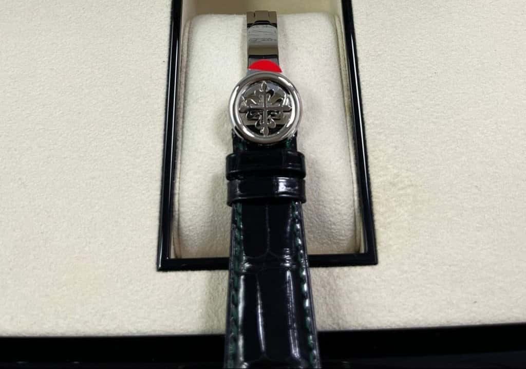 Patek Philippe Perpetual Calendar Chronograph Grand Complications Platinum Green Dial 5270P-0014 41mm Green Never worn - Back View