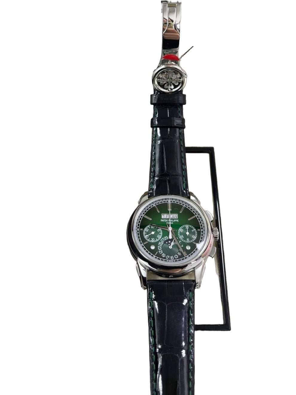 Patek Philippe Perpetual Calendar Chronograph Grand Complications Platinum Green Dial 5270P-0014 41mm Green Never worn - Front View
