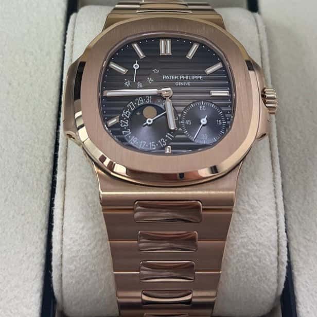 Patek Philippe Nautilus 40mm Pink Never worn - Back View