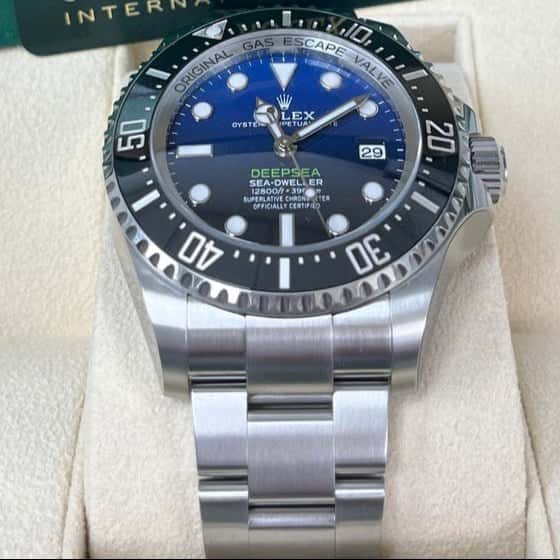 Rolex Sea-Dweller Deepsea 44mm Blue Never worn - Back View