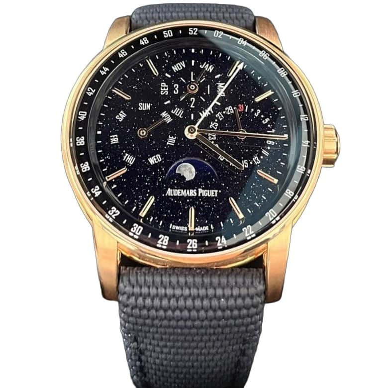 Audemars Piguet Perpetual Calendar Code 11.59 Reference # 26394OR.OO.D321CR.01 41mm MultiColor Never worn - Front View